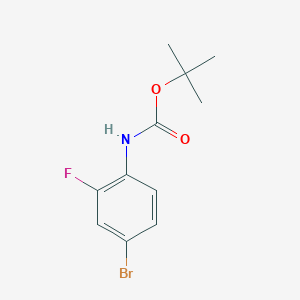 molecular formula C11H13BrFNO2 B182560 N-Boc-4-bromo-2-fluoroaniline CAS No. 209958-42-9