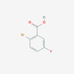 molecular formula C7H4BrFO2 B182561 2-溴-5-氟苯甲酸 CAS No. 394-28-5