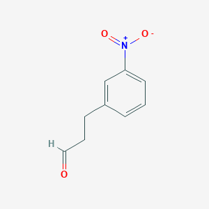 molecular formula C9H9NO3 B182568 3-(3-Nitrophenyl)propanal CAS No. 198783-53-8