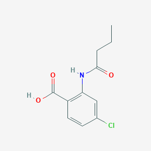 2-(Butyrylamino)-4-chlorobenzoic acid