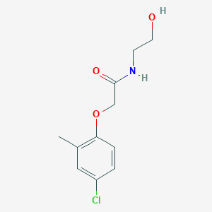 molecular formula C11H14ClNO3 B182591 2-(4-chloro-2-methylphenoxy)-N-(2-hydroxyethyl)acetamide CAS No. 7462-18-2