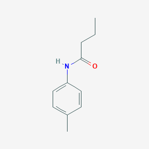 molecular formula C11H15NO B182593 N-(4-methylphenyl)butanamide CAS No. 20172-29-6
