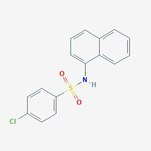 molecular formula C16H12ClNO2S B182594 4-chloro-N-(naphthalen-1-yl)benzenesulfonamide CAS No. 56799-95-2