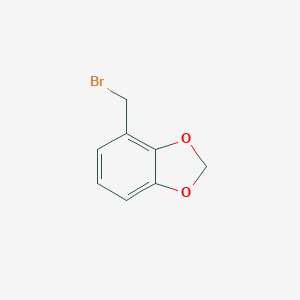 molecular formula C8H7BrO2 B182611 4-(Bromomethyl)benzo[d][1,3]dioxole CAS No. 101417-40-7