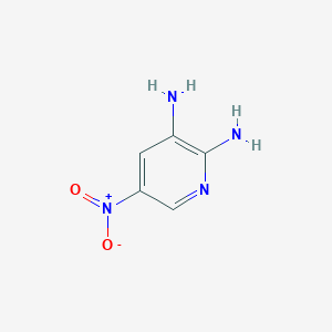molecular formula C5H6N4O2 B182612 5-Nitropyridine-2,3-diamine CAS No. 3537-14-2