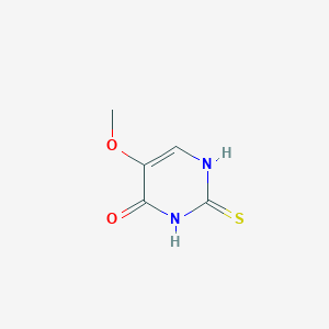 molecular formula C5H6N2O2S B182614 5-Methoxy-2-sulfanyl-4-pyrimidinol CAS No. 6939-11-3