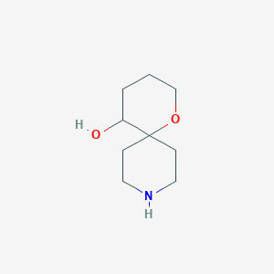 molecular formula C9H17NO2 B182617 1-Oxa-9-azaspiro[5.5]undecan-5-ol CAS No. 174469-91-1