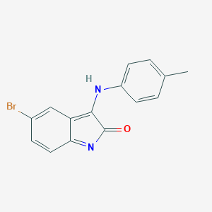 5-Bromo-3-(4-methylanilino)indol-2-one