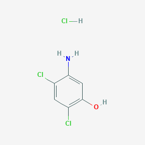 molecular formula C6H6Cl3NO B182627 5-Amino-2,4-dichlorophenol hydrochloride CAS No. 197178-93-1