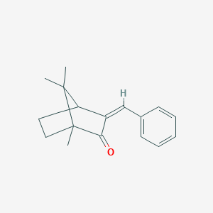 molecular formula C17H20O B182636 Bicyclo[2.2.1]heptan-2-one, 1,7,7-trimethyl-3-(phenylmethylene)- CAS No. 36275-29-3