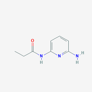 molecular formula C8H11N3O B182643 2-Amino-6-(propylamido)pyridine CAS No. 185547-75-5