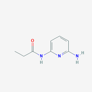 molecular formula C8H11N3O B182643 N-(6-Amino-2-pyridyl)propionamide CAS No. 185547-75-5