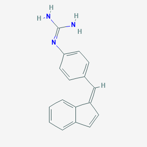 molecular formula C17H15N3 B182645 1-(4-Guanylaminobenzylidene)indene CAS No. 30117-70-5
