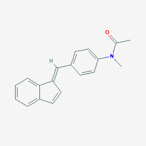 B182649 N-[4-(1H-inden-1-ylidenemethyl)phenyl]-N-methylacetamide CAS No. 30117-68-1