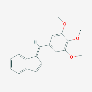 molecular formula C19H18O3 B182650 1-(3,4,5-trimethoxybenzylidene)-1H-indene CAS No. 2428-31-1