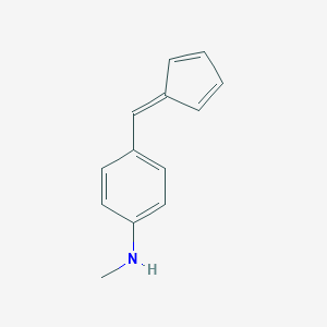 molecular formula C13H13N B182652 4-(2,4-Cyclopentadien-1-ylidenemethyl)-N-methylaniline CAS No. 2769-09-7