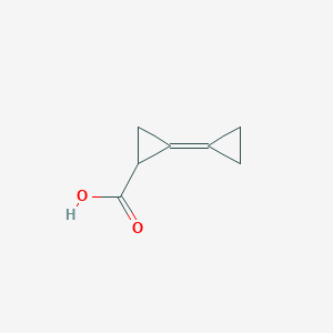 molecular formula C7H8O2 B182669 2-Cyclopropylidenecyclopropane-1-carboxylic acid CAS No. 151964-06-6
