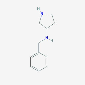 molecular formula C11H16N2 B182672 N-benzylpyrrolidin-3-amine CAS No. 184107-56-0