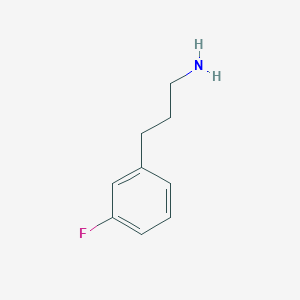 molecular formula C9H12FN B182681 3-(3-Fluorophenyl)propan-1-amine CAS No. 104774-86-9