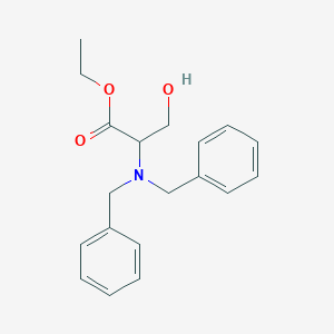 Ethyl 2-(dibenzylamino)-3-hydroxypropanoate
