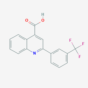 2-[3-(trifluoromethyl)phenyl]quinoline-4-carboxylic Acid