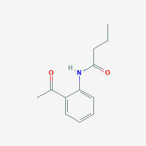 N-(2-acetylphenyl)butanamide