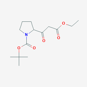 molecular formula C14H23NO5 B182695 Tert-butyl 2-(3-ethoxy-3-oxopropanoyl)pyrrolidine-1-carboxylate CAS No. 108310-01-6