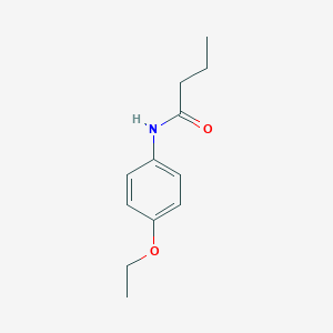 molecular formula C12H17NO2 B182697 N-(4-Ethoxyphenyl)butanamide CAS No. 21218-92-8