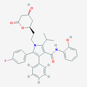 molecular formula C33H33FN2O5 B018270 2-羟基阿托伐他汀内酯-d5 CAS No. 265989-50-2