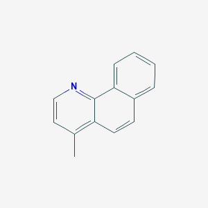 molecular formula C14H11N B182708 4-Methylbenzo[h]quinoline CAS No. 40174-37-6