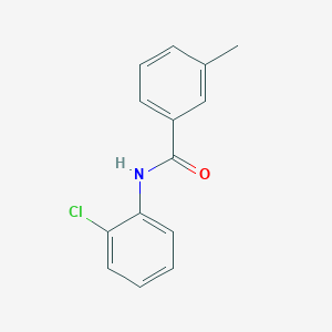 molecular formula C14H12ClNO B182711 N-(2-chlorophenyl)-3-methylbenzamide CAS No. 77791-08-3