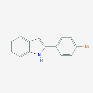 molecular formula C14H10BrN B182713 2-(4-Bromophenyl)-1H-indole CAS No. 6127-49-7