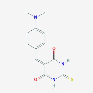 molecular formula C13H13N3O2S B182715 4,5-Dimethylaminobenzylidene-2-thiobarbituric acid CAS No. 27430-15-5