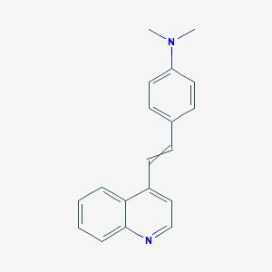 molecular formula C19H18N2 B182716 4-(4-二甲氨基苯乙烯基)喹啉 CAS No. 897-55-2