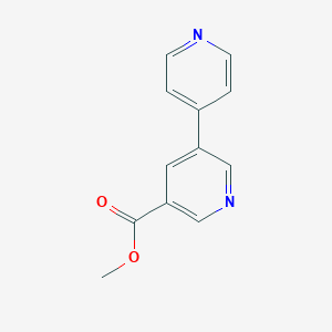 molecular formula C12H10N2O2 B182717 Methyl [3,4'-bipyridine]-5-carboxylate CAS No. 113893-01-9