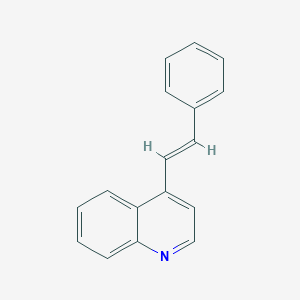 molecular formula C17H13N B182718 Quinoline, 4-styryl- CAS No. 4594-84-7