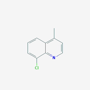 molecular formula C10H8ClN B182722 8-Chloro-4-methylquinoline CAS No. 35817-47-1