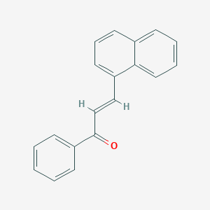molecular formula C19H14O B182726 2-Propen-1-one, 3-(1-naphthalenyl)-1-phenyl- CAS No. 42299-49-0