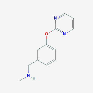 Benzenemethanamine, N-methyl-3-(2-pyrimidinyloxy)-