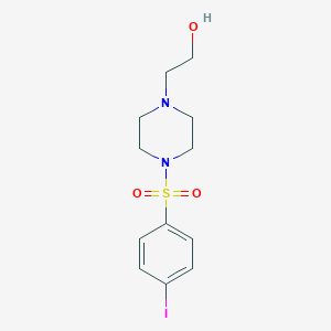 molecular formula C12H17IN2O3S B182734 2-(4-((4-Iodophenyl)sulfonyl)piperazin-1-yl)ethanol CAS No. 941256-92-4