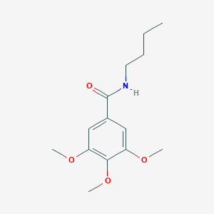 molecular formula C14H21NO4 B182744 N-Butyl-3,4,5-trimethoxybenzamide CAS No. 70001-46-6