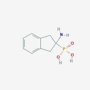 molecular formula C9H12NO3P B182778 (2-Amino-2,3-Dihydro-1h-Inden-2-Yl)phosphonic Acid CAS No. 141120-17-4
