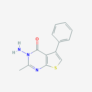 3-amino-2-methyl-5-phenylthieno[2,3-d]pyrimidin-4(3H)-one