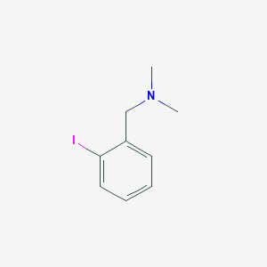 molecular formula C9H12IN B182782 1-(2-Iodophenyl)-N,N-dimethylmethanamine CAS No. 10175-33-4