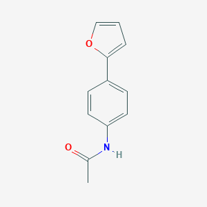 molecular formula C12H11NO2 B182786 N-[4-(furan-2-yl)phenyl]acetamide CAS No. 69836-64-2