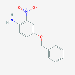 molecular formula C13H12N2O3 B018279 4-(苄氧基)-2-硝基苯胺 CAS No. 26697-35-8