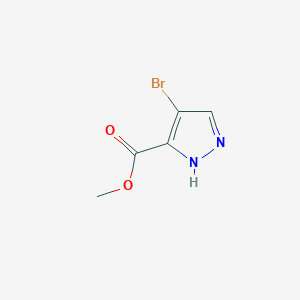 molecular formula C5H5BrN2O2 B182796 甲基4-溴-1H-吡唑-3-羧酸酯 CAS No. 81190-89-8