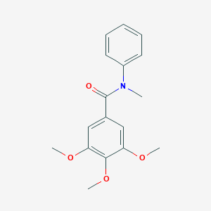 molecular formula C17H19NO4 B182801 3,4,5-trimethoxy-N-methyl-N-phenylbenzamide CAS No. 6597-30-4