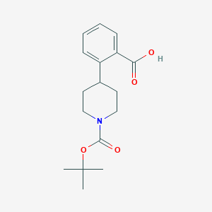 2-(1-(Tert-butoxycarbonyl)piperidin-4-YL)benzoic acid