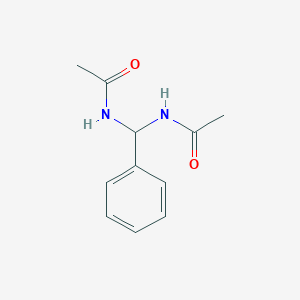 molecular formula C11H14N2O2 B182804 N,N'-(Phenylmethylene)diacetamide CAS No. 6907-68-2